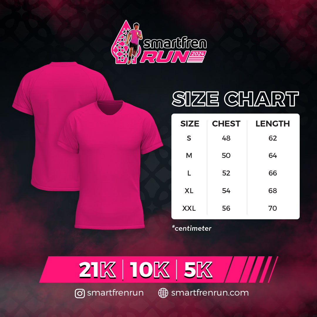 SMARTFRENRUN_Size-Chart-Jersey_SIZE CHART